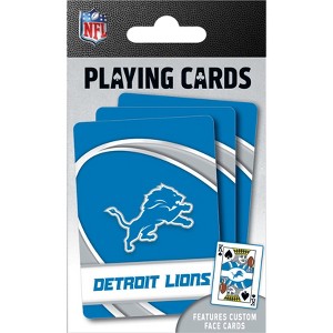 MasterPieces NFL Detroit Lions Playing Cards - Officially Licensed 54 Card Deck for Adults - 1 of 4
