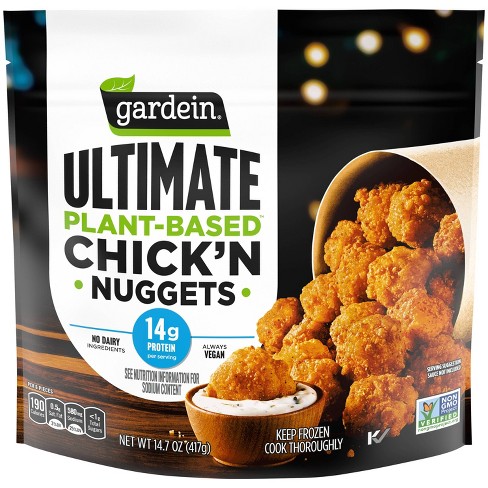 Gardein Ultimate Frozen Plant-Based Chick'n Nuggets -14.7oz - image 1 of 4