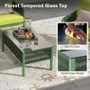 4-Piece Outdoor Patio Rope Conversation Sofa Set with Tempered Glass Table - 4 of 4