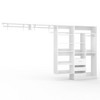 Aheaplus 132" Closet System with Adjustable Shelves and Drawers, Wall-mounted Space-Saving Closet Organizer with Hanging Rods - 2 of 4