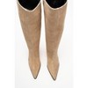Siora - Beige Suede Genuine Leather Short Heel Boot (Women) | Forever & Always Shoes - 3 of 4