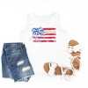 The Juniper Shop Watercolor Flag Coquette Youth Tank Top - 3 of 4