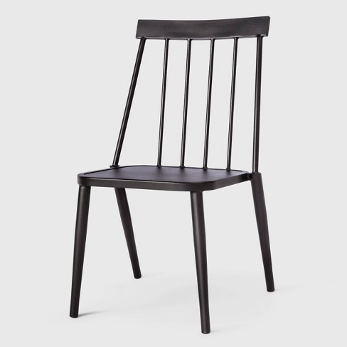 Windsor Metal Stack Patio Club Chair Black Project 62