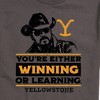 Men's - Yellowstone - Your Either Winning Or Learning Short Sleeve Graphic T-Shirt - 2 of 4
