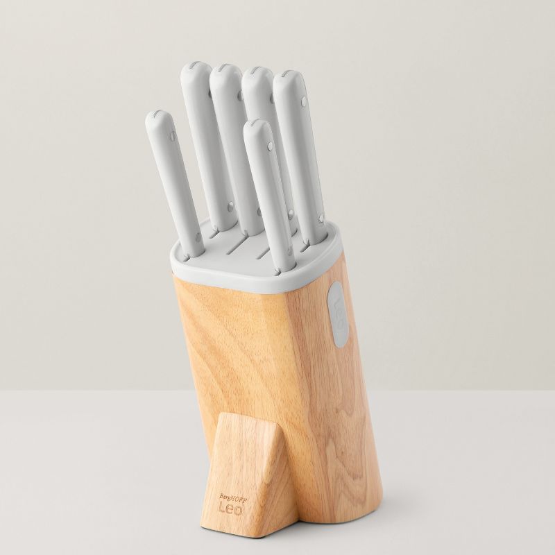BergHOFF Slate and Spirit Stainless Steel 7Pc Knife Block Set, 1 of 11