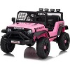 TackView12V Kids Electric Ride-On Truck with Remote Control - Bluetooth Music Player, Lights - 2 of 4