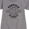 - Garfield - Ath Dept Running Graphic Short Sleeve Fleece Dress - 2 of 4