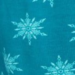 dark turq snowflakes