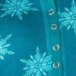 dark turq snowflakes