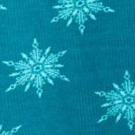 dark turq snowflakes