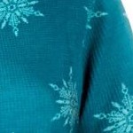 dark turq snowflakes