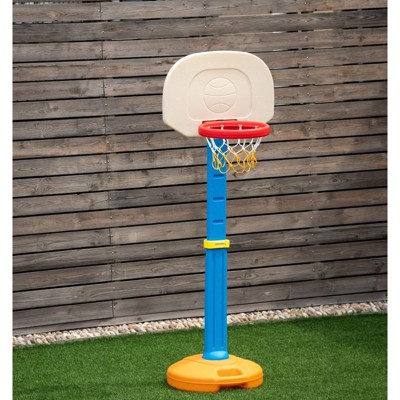 Kids Adjustable Basketball Hoop 5 in 1 Sports Activity Center for Indoor Outdoor