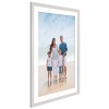 Americanflat 24x34 Poster Frame with Polished Plexiglass - Use as 20x30 Frame with Mat or 24x34 Frame Without Mat - Hudson Collection - White - 4 of 4