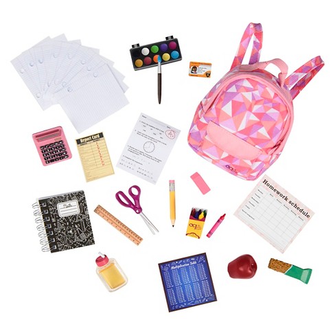 Our Generation To School Supplies Accessory Set For 18" Dolls : Target