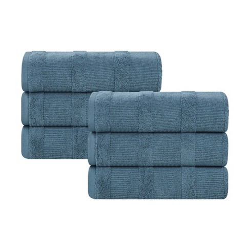 Turkish Cotton Bath Towel Set Light Blue : Target