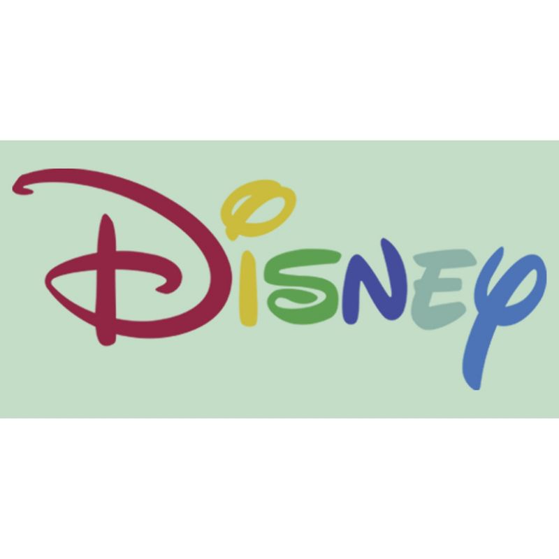 Girl's Disney Classic Multicolored Logo T-Shirt, 2 of 5