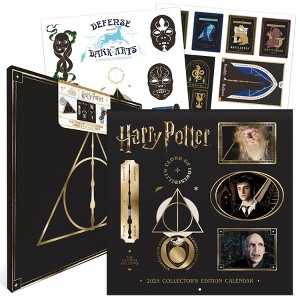 Trends International 2025 Harry Potter Collector's Edition Calendar: Monthly Wall Calendar, Spiral Binding, 12x12 Inches, All Ages - 1 of 4