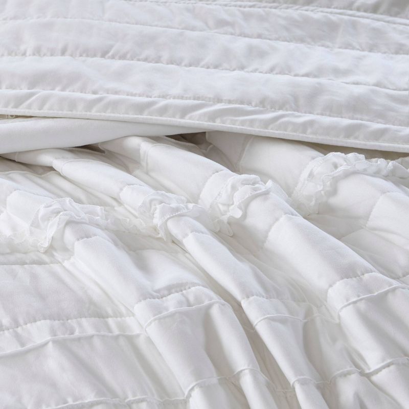Alexis Ruffle Quilted Coverlet Set - 4pc, 6 of 14