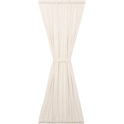 Burlap Antique White Door Panel 72x40  VHC Brands