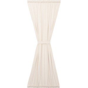 Burlap Antique White Door Panel 72x40  VHC Brands - 1 of 4