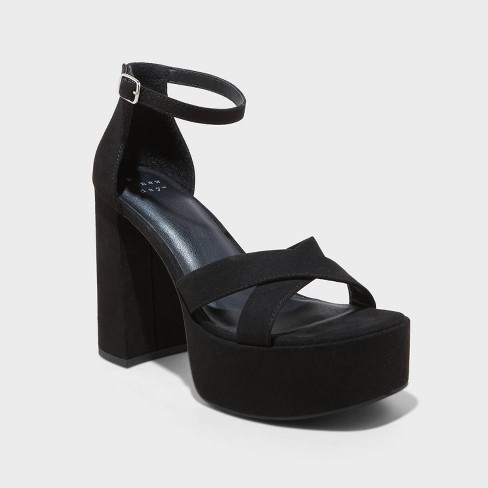 Black store target heels