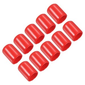 Unique Bargains Soft Rubber Anti-Moisture Durable Cleaning Pool Tip Cover 10 Pcs - 1 of 4