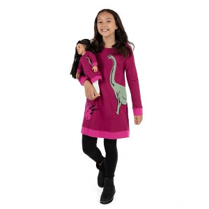 Leveret Girl and Doll Matching Cotton Dress - Classic Prints - 1 of 4