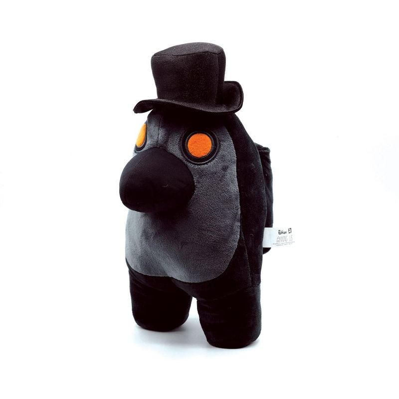 Among Us 12 Inch Plush | Black Crewmate with Top Hat and Mask, 2 of 4