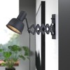 1-Light Black Plug in Swing Arm Wall Lamp - 3 of 4