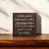 Slickblue Funny Sister Quote Wood Sign – Rustic Knotty Pine Wall or Shelf Decor, 7x7 Inches, Color Options - 2 of 3