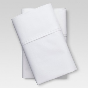 Organic Cotton Pillowcase (King) White 300 Thread Count - Threshold