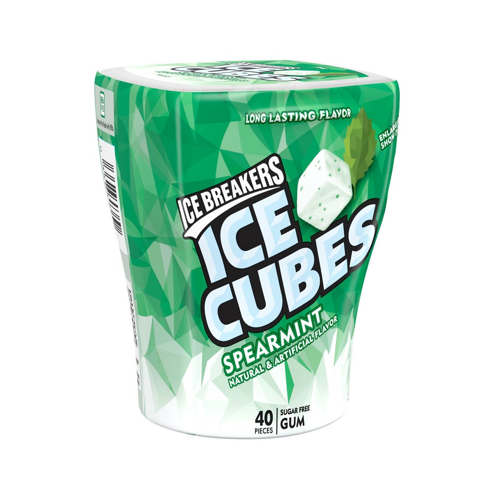 UPC 034000008476 product image for Ice Breakers Ice Cubes Spearmint Sugar Free Gum - 40ct | upcitemdb.com