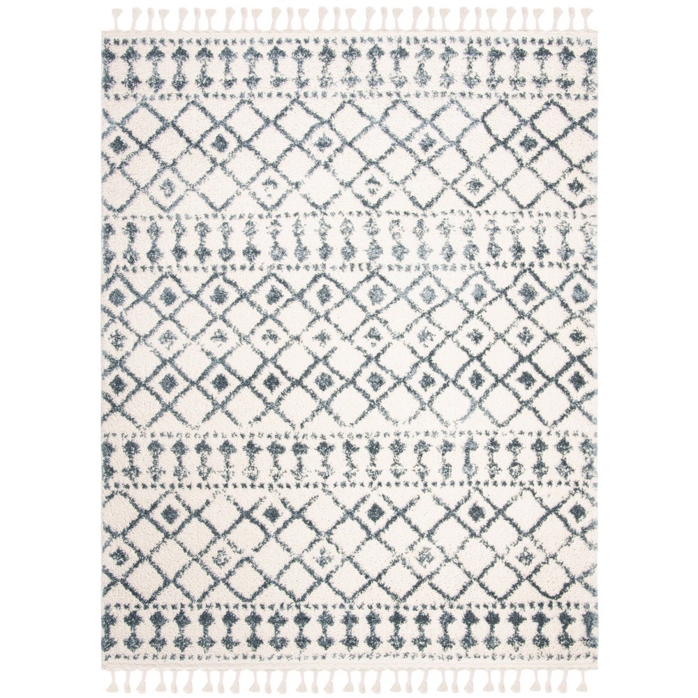 9'x12' Kerrie Rug Cream/Blue - Safavieh