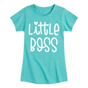Girls' - Instant Message - Little Boss Fitted Short Sleeve Graphic T-Shirt - 1 of 4