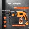 VEVOR 1 Inch SDS-Plus Rotary Hammer Drill, 8 Amp Corded Drills, Heavy Duty Chipping Hammers with Safety Clutch, Electric Demolition Hammers, Orange - 4 of 4