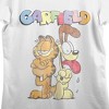 Garfield Vintage-Style Art Women's White Short Sleeve Crew Neck Tee - image 2 of 3