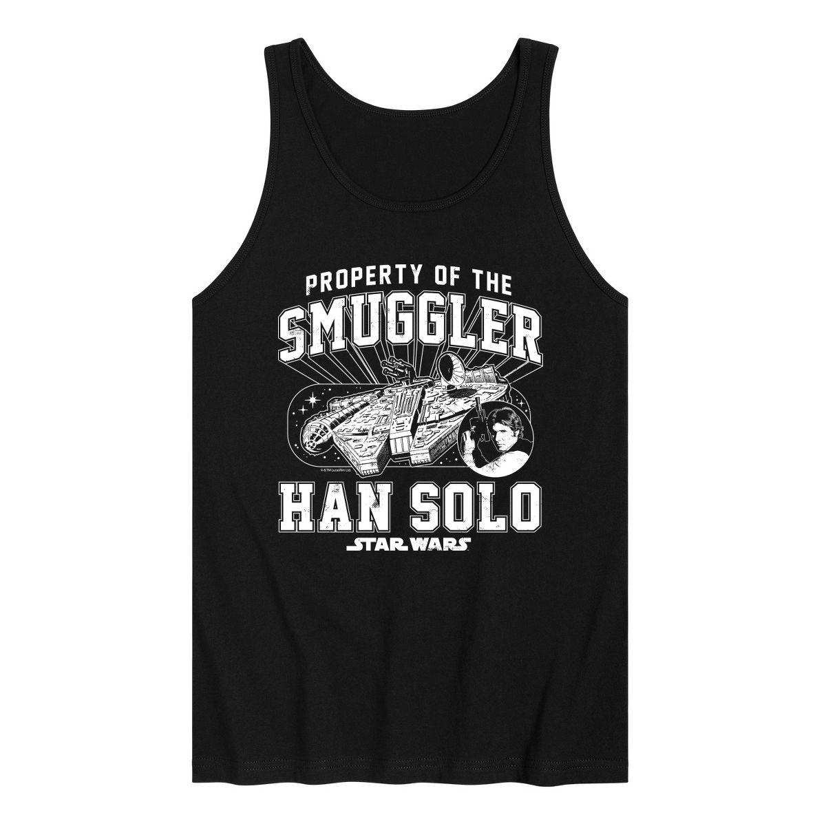 Men's - Star Wars - Property Of The Smuggler Graphic Tank Top