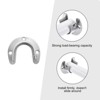 Unique Bargains Stainless Steel U-Shaped Design Closet Rod Brackets - 3 of 4
