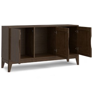 WyndenHall Pearson 3 Door Sideboard Buffet / Storage Cabinet Walnut Brown - 1 of 4