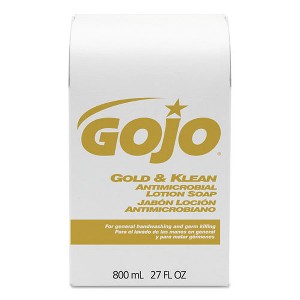 GOJO Gold and Klean Lotion Soap Bag-in-Box Dispenser Refill, Floral Balsam, 800 mL - 1 of 3
