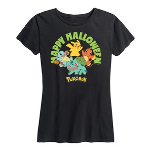 Women's - Pokémon - Happy Halloween Short Sleeve Graphic T-Shirt - 1 of 4