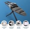 Bartnelli Cotton 54"x15" Ironing Board Cover, Scorch-Resistant, Park & Turbo Zone, Denim Black - 4 of 4