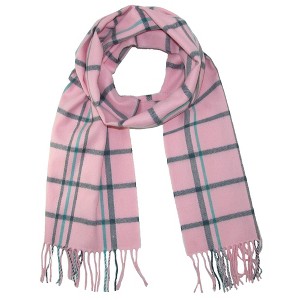 David & Young Soft Plaid Winter Scarf - 1 of 3