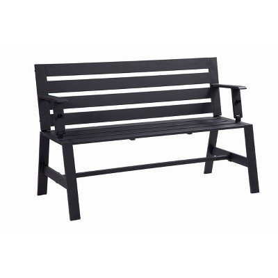 target black bench outdoor