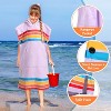 SUN CUBE Lightweight Kids Towel Changing Swim Robe Surf Beach Towel, Quick Dry Microfiber Hooded for Boys Girls 3-12 Years - 2 of 4