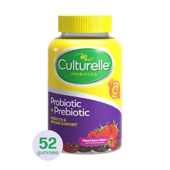 Culturelle Probiotic Gluten Free Gummies for Men and Women - Berry - 52ct