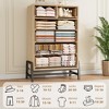 46.6" Tall Dresser, 4+2 Drawer Wooden Storage Chest for Bedroom, Living Room & Entryway, Freestanding Closet Organizer - 4 of 4