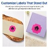 Avery Neon Magenta Paper Labels, 1-5/8" x 1-5/8" Square Scalloped - 3 of 4