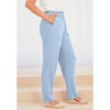 Roaman's Women's Plus Size Tall Straight Leg Soft Knit Pant - 4 of 4