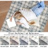 Washable Non-Slip Plaid Carpet - Farmhouse Living Room & Bedroom Rug, Soft Office Decor - 4 of 4